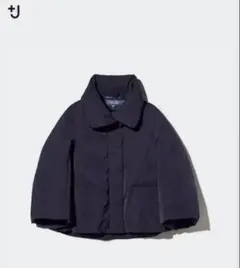 黒UNIQLO ハイブリッドダウンジャケット Lサイズ ブラック