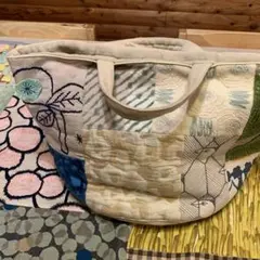 ミナペルホネン Peaceバスケットバッグ