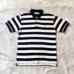 NAUTICA ノーティカ ボーダー ポロシャツ M