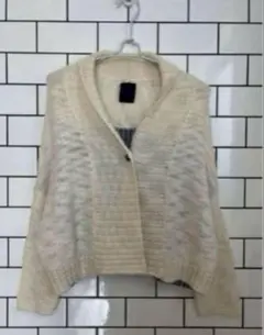 【ichi】美品　切り替え　ドルマンスリーブ　カーディガン！