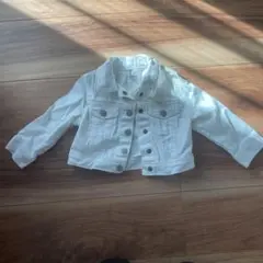 GAPベビー　デニムジャケット　白　70 80