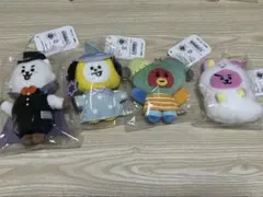 BT21 HELLOWEENマスコット RJ、CHIMMY、TATA、COOKY