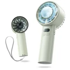 Type-C 携帯扇風機 冷却プレート ハンディファン 6000mAh大容量