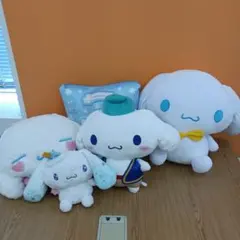 サンリオ シナモロール ぬいぐるみ クッション 5点セット まとめ売り