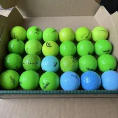 ゴルフボール カラーボール 24個セット ロストボール