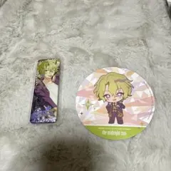 あんスタ　巴日和　ロング缶バッジ　アニカフェ　　コースター