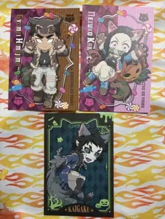 鬼滅の刃 ufotable cafe ハロウィンポスカ 獪岳・禰豆子・行冥