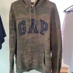 GAP カモフラ　迷彩　パーカー　36