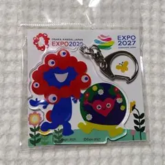 ミャクミャク　トゥンクトゥンク　アクリルキーホル