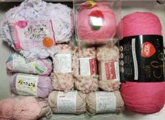 100均糸+レッドハート他11点+