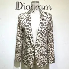 Diagram ダイアグラム　ヒョウ柄 ジャケットサイズ36 日本製のサムネイル