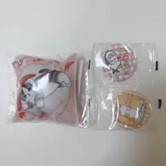 mofusand くら寿司 クッションチャーム 缶バッジ セット