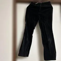 ベロア フレアパンツ ブラック