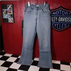 【70s USA製】Levi’s 646ベルボトム　デニムパンツ　W31