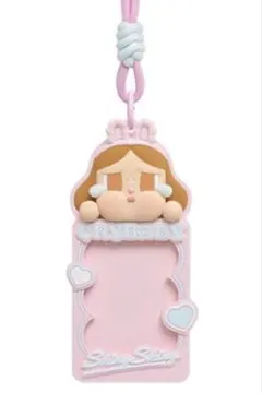 POPMART クライベイビー　カードホルダー　ピンク