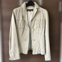 D&G DOLCE&GABBANA テーラードジャケット アイボリー - メルカリ