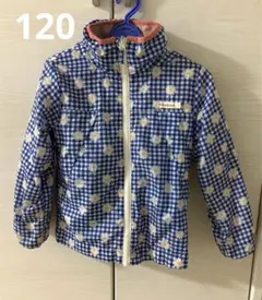 花粉避けにも便利なフルジップパーカー　ジャケット　120