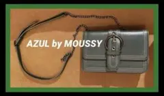 AZUL by MOUSSY スティッチデザイン　グリーン　ショルダーバッグ春夏