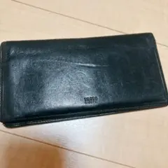 タケオキクチ TAKEO KIKUCHI 長財布 ブラック レザー 札入れ