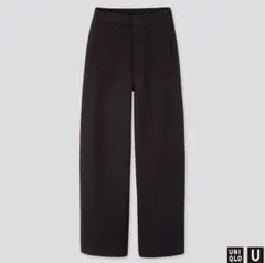 UNIQLO U ユニクロユー ワイドフィットジャージーカーブパンツ S裾上げ済