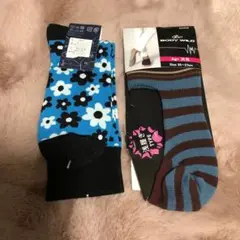 ソックス　2足組