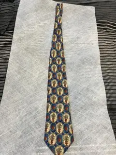 美品 最高級 Brioni ネクタイ シルク100% イタリア製 幾何学模様