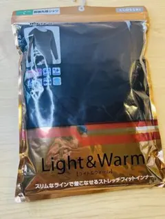 Light&Warm メンズ 長袖丸首シャツ L
