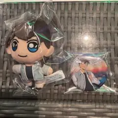 名探偵コナン　セガラッキーくじ　F賞　I賞　セットぬいぐるみマスコット　工藤新一