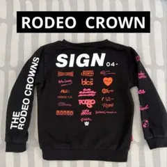 RODEO CROWNS ロデオクラウン　トレーナー ブラック　mサイズ