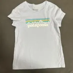 patagonia Tシャツ XS 薄紫　100〜110