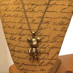 bear ロングネックレス