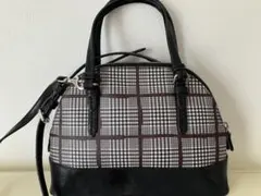 値下げ　COACH チェック柄ショルダーバッグ