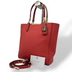 美品 866 コーチ マディソンミニ ハンドバッグ 2way ピンク