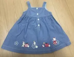 ファミリア　ワンピース　ジャンパースカート　90