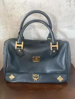 MCM ボストンバッグ レザー ブラックのサムネイル