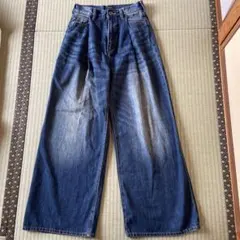 ジーナシスタックデニムワイドパンツ／S