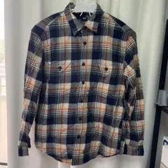 UNIQLO チェック柄 長袖ネルシャツ S
