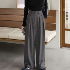 タックボリュームワイドスラックス