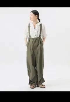 BEAMS BOY US ARMY オーバーパンツ オリーブ