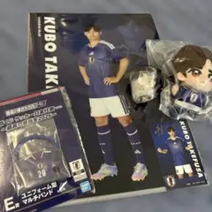 サッカー日本代表一番くじ 久保建英 4点セット