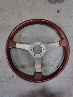 当時物ウッドステアリング 旧車 街道レーサー マークⅡ クレスタ momo