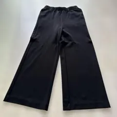 ViS ブラック ワイドパンツ