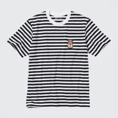 キャンベルスープ缶刺繍ストライプTシャツ　アンディーウォーホル　ボーダーTシャツ