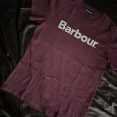 Barbour バーガンディ Tシャツ Mサイズのサムネイル