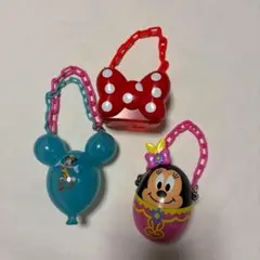 Disney グミケース　3点セット　ミニー　ミッキー　リボン