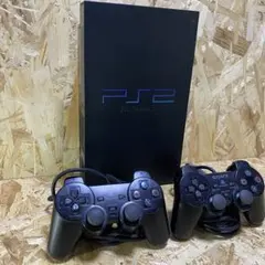 PlayStation 2 本体とコントローラー2つセット
