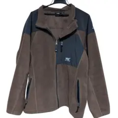 ワ*ル様 HELLY HANSEN ブラウン フリースジャケット M メンズXL