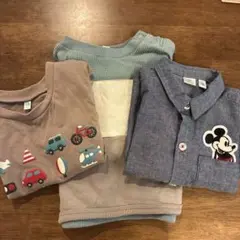 男の子　長袖トップス　3枚セット　80 90