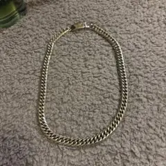 シルバー ステンレススチール チェーンネックレス