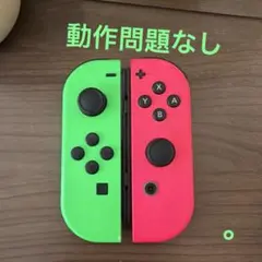 Switch ジョイコン ネオングリーン/ネオンピンク スプラトゥーンカラ